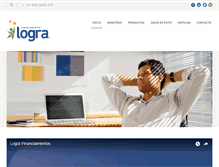 Tablet Screenshot of lografinanciamientos.com